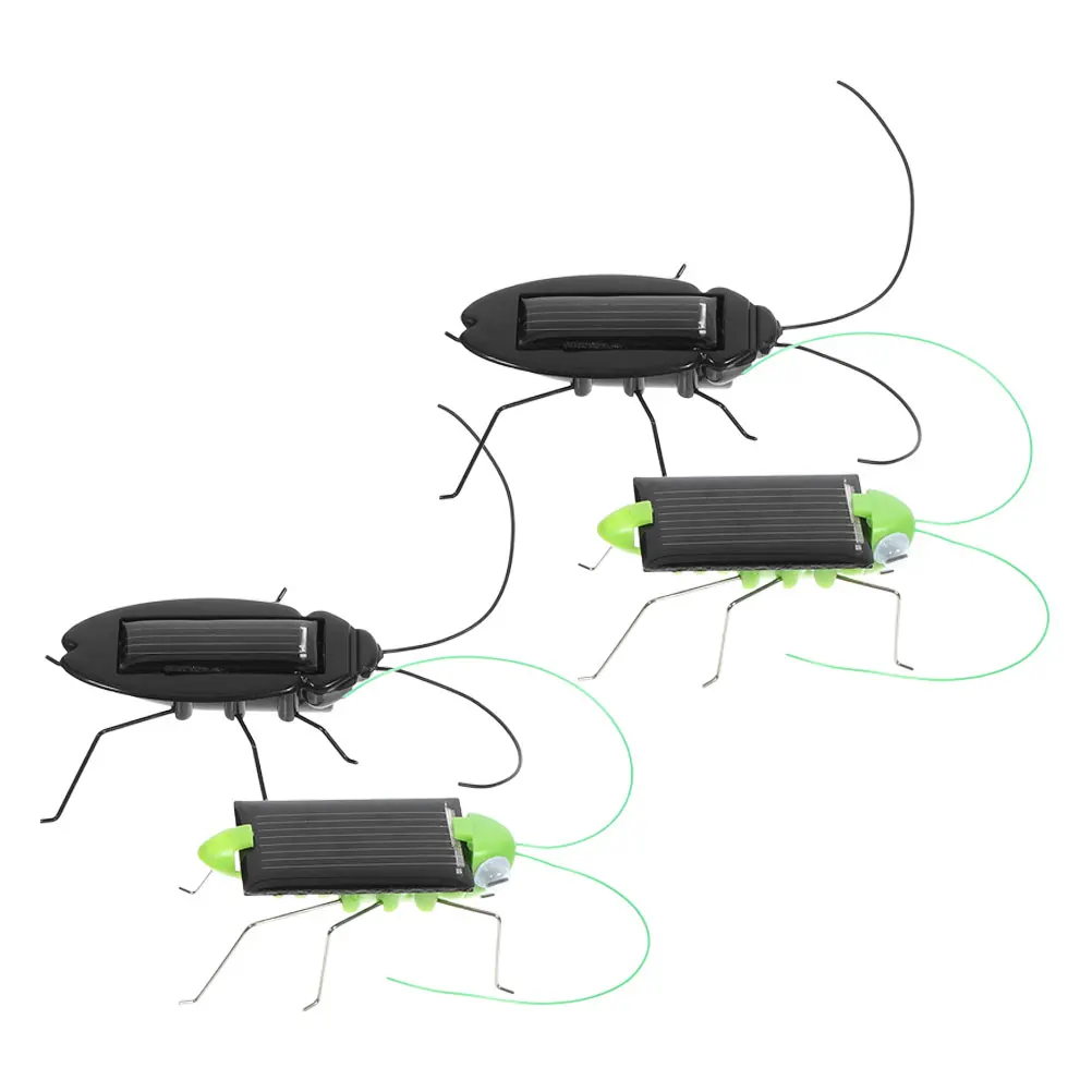 

4pcs Solar Insect Toys Realistic Crawling Bugs Educational Models for Kids Experiment Kits