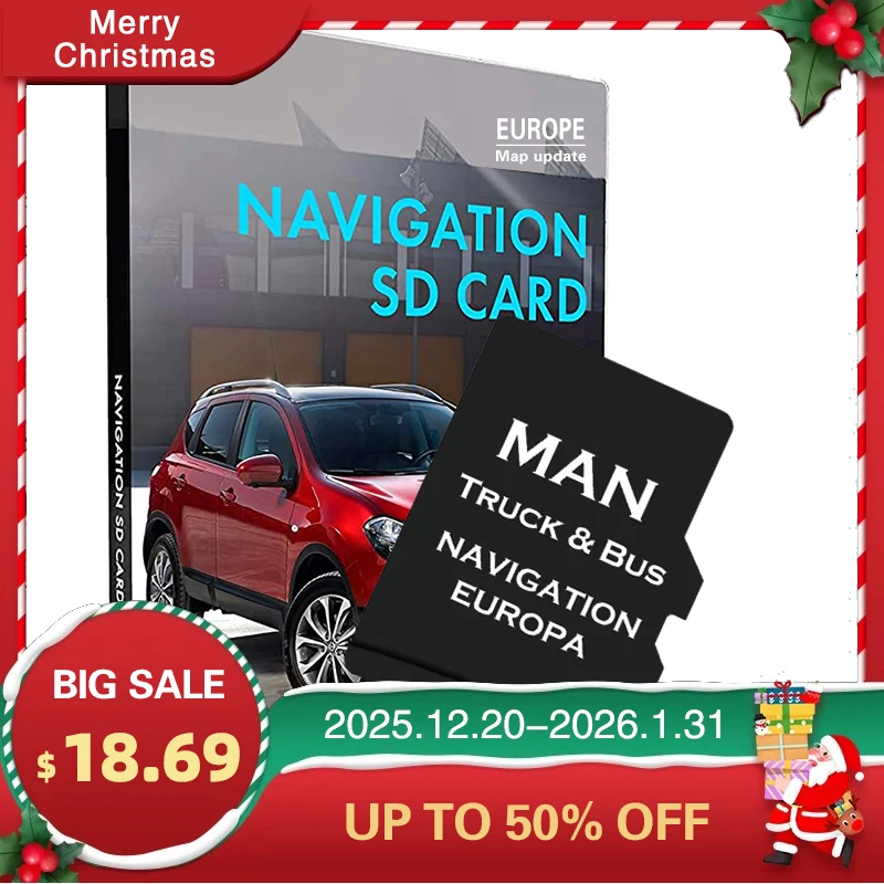 

2022 Latest Version for MAN Truck&Bus Updated System Navigation TF Card Europe Turkey Maps Free Shipping