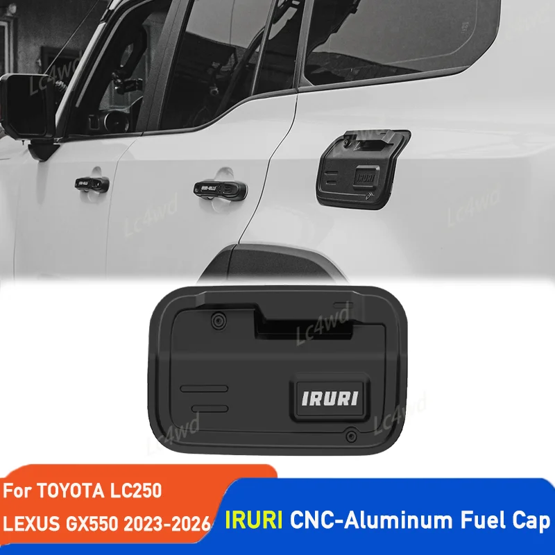 LC4WD 4x4 Accessories IRURI CNC-Aluminum Gas Tank Cover Fuel Cap For TOYOTA Land Cruiser LC250 For LEXUS GX550 2023-2026