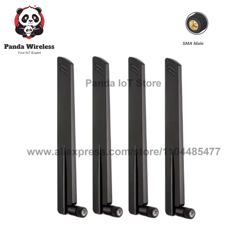 4Pcs Quectel YM0001BA SMA Male Antenna 5G YM0004AA MHF4 for FM350-GL RM520N-GL T77W968 T99W175 FM190-GL FM160-EAU SIM8202G-M2