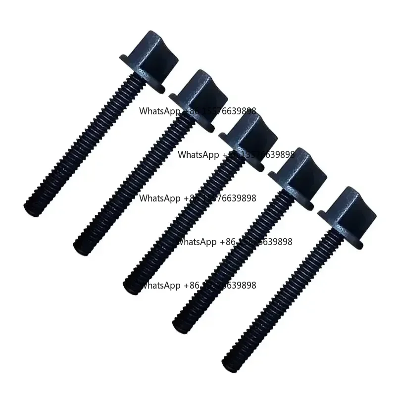 W-10Pcs/Lot British Standard Nylon Screw Hand Driven M6xL30-L75mm Plastic Screws for RC Drone Aircraft Model