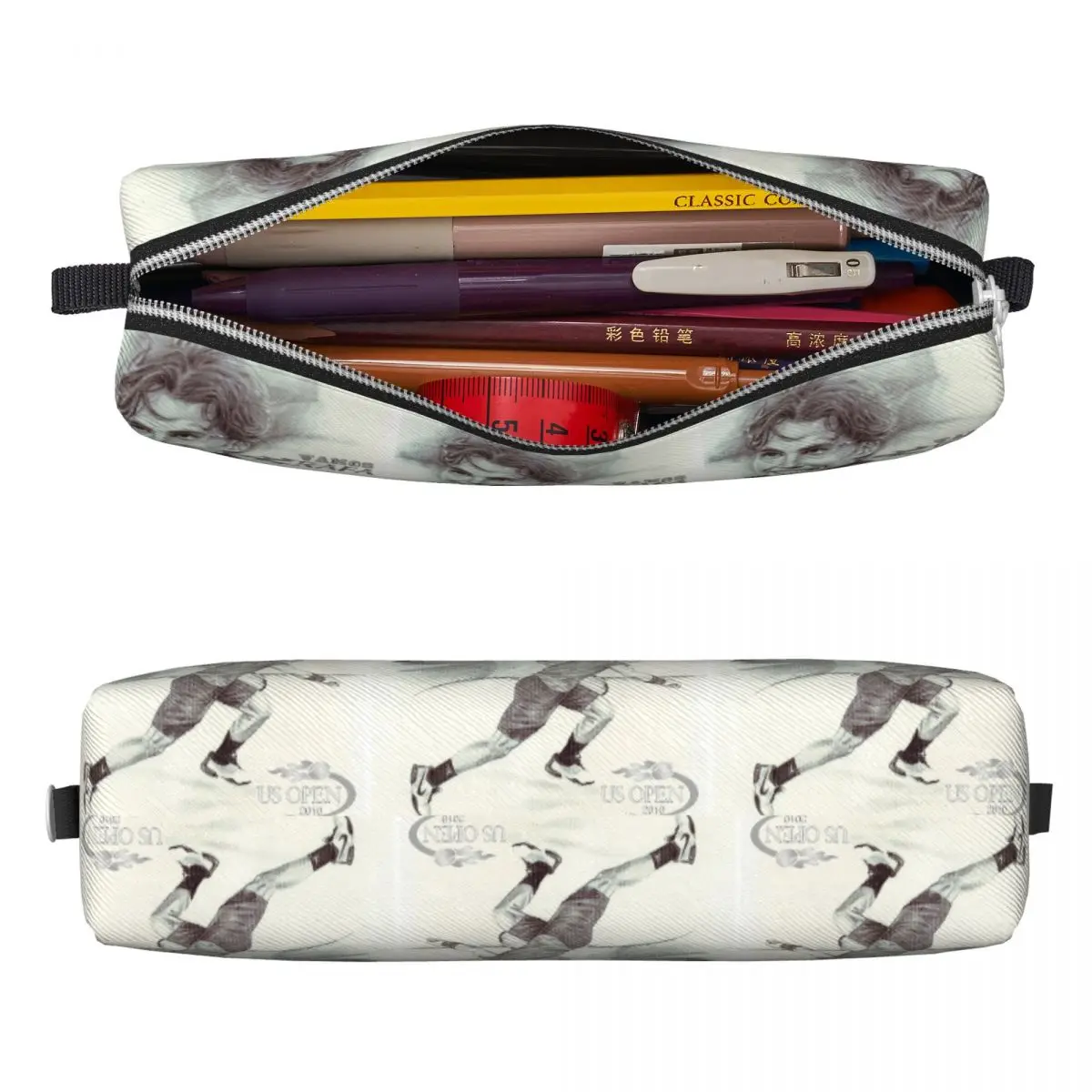 Rafael Nadal Federmäppchen, große Kapazität, Stifttaschen, Stiftbox für Jungen, Mädchen, Studenten, Schreibwaren, Bleistiftbeutel, Kosmetiktasche