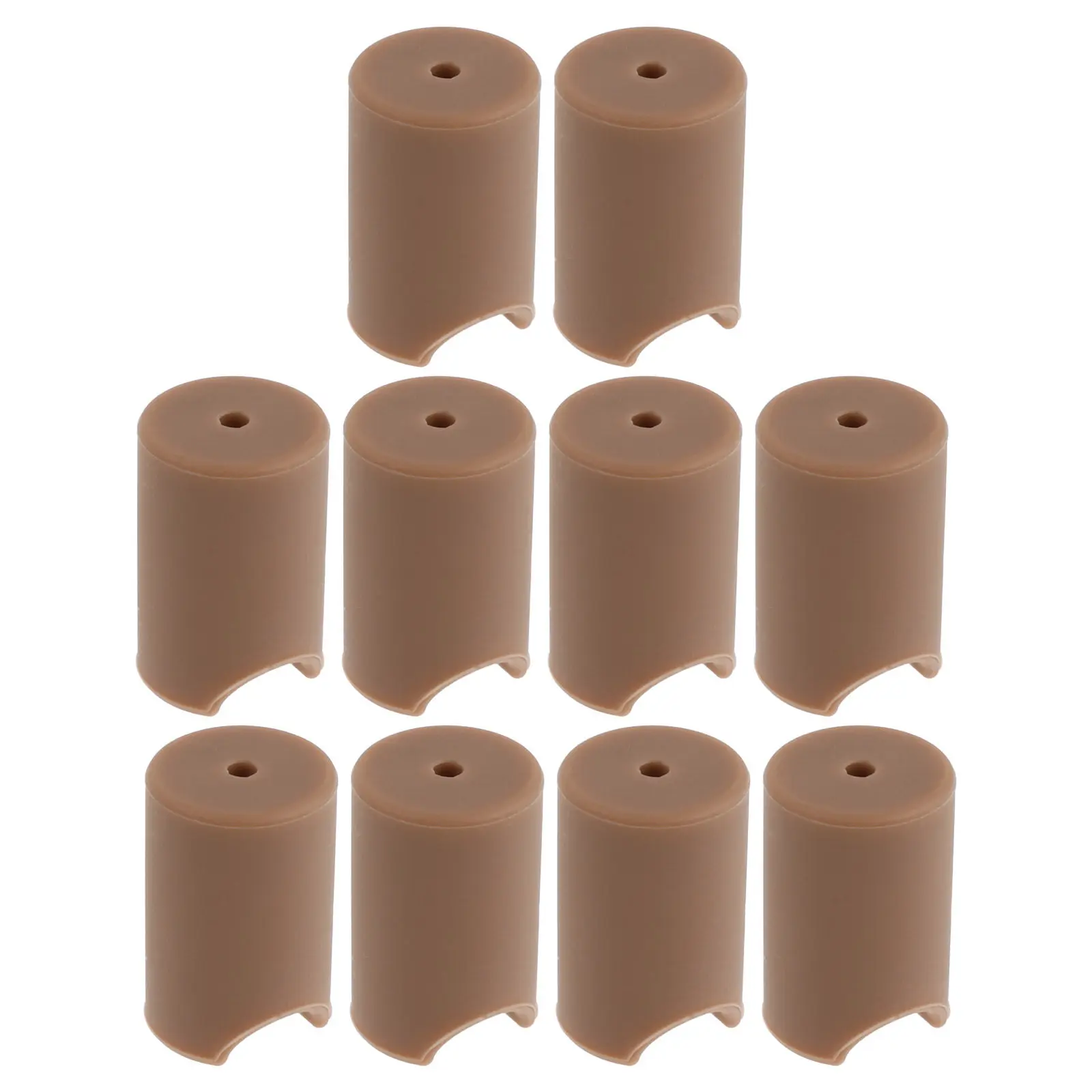 

10Pcs Silicone Cabinet Handle Corner Bumper Round Anti-Collision Safety Protector for Drawer Wardrobe Kitchen Furniture Edge