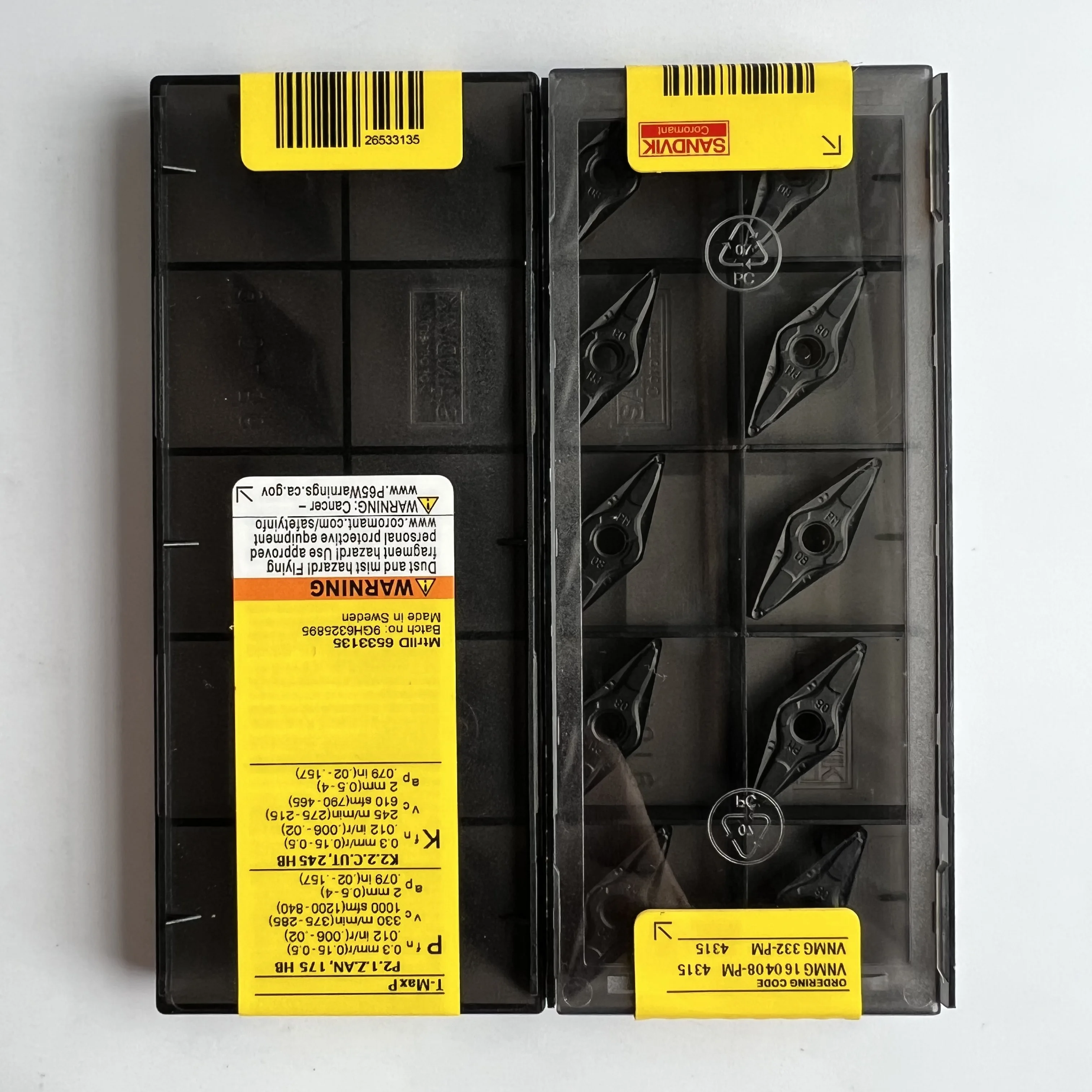 

Hard alloy cutting blades VNMG160408-PM 4315 4325