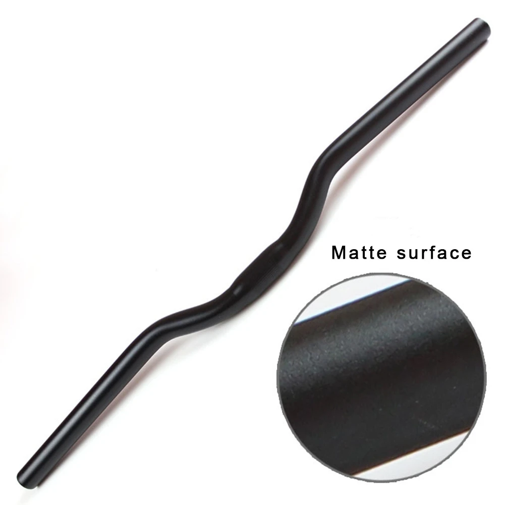 مقود دراجات من سبائك الألومنيوم ، مثبت لركوب الدراجات ، أسود غير لامع ، دراجة جبلية ، دراجة طريق ، من من من من سبائك الألومنيوم