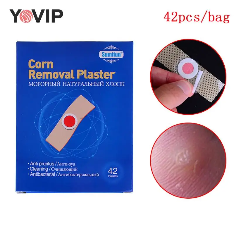 42 Pcs Corn Removers For Foot Corn-Callus Removal Clavus Paster Corn Pads Foot Care Products