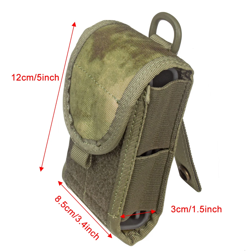 Tactical Mobile Phone MOLLE Bag 5.5 inch Camping Hiking Waist Tools Bag for Iphone 6 6s 7 7s CS Outdoor Running Sport Phone Bag