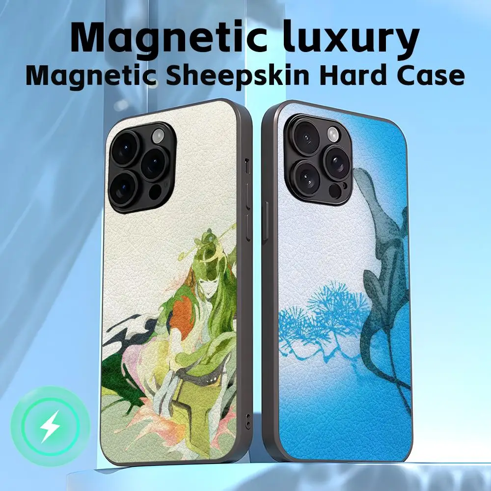 Luv(sic) Hexalogy Phone Case For iPhone 17 16 15 14 13 12 11 Plus Pro Max  High-end Luxury Magnetic Sheepskin