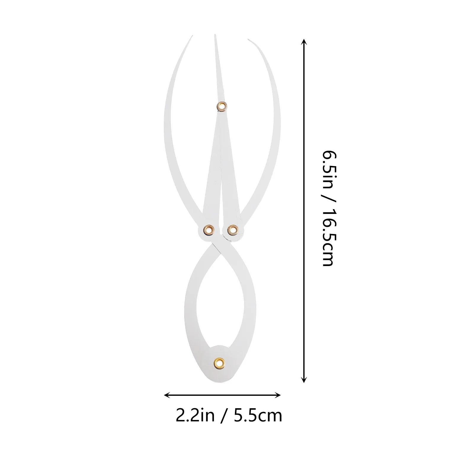 1Pcs Golden Ratio Augenbraue Mess Lineal Tragbare Positionierung Werkzeug Symmetrische Gesicht Augenbraue Zeichnung Tattoo Schablone