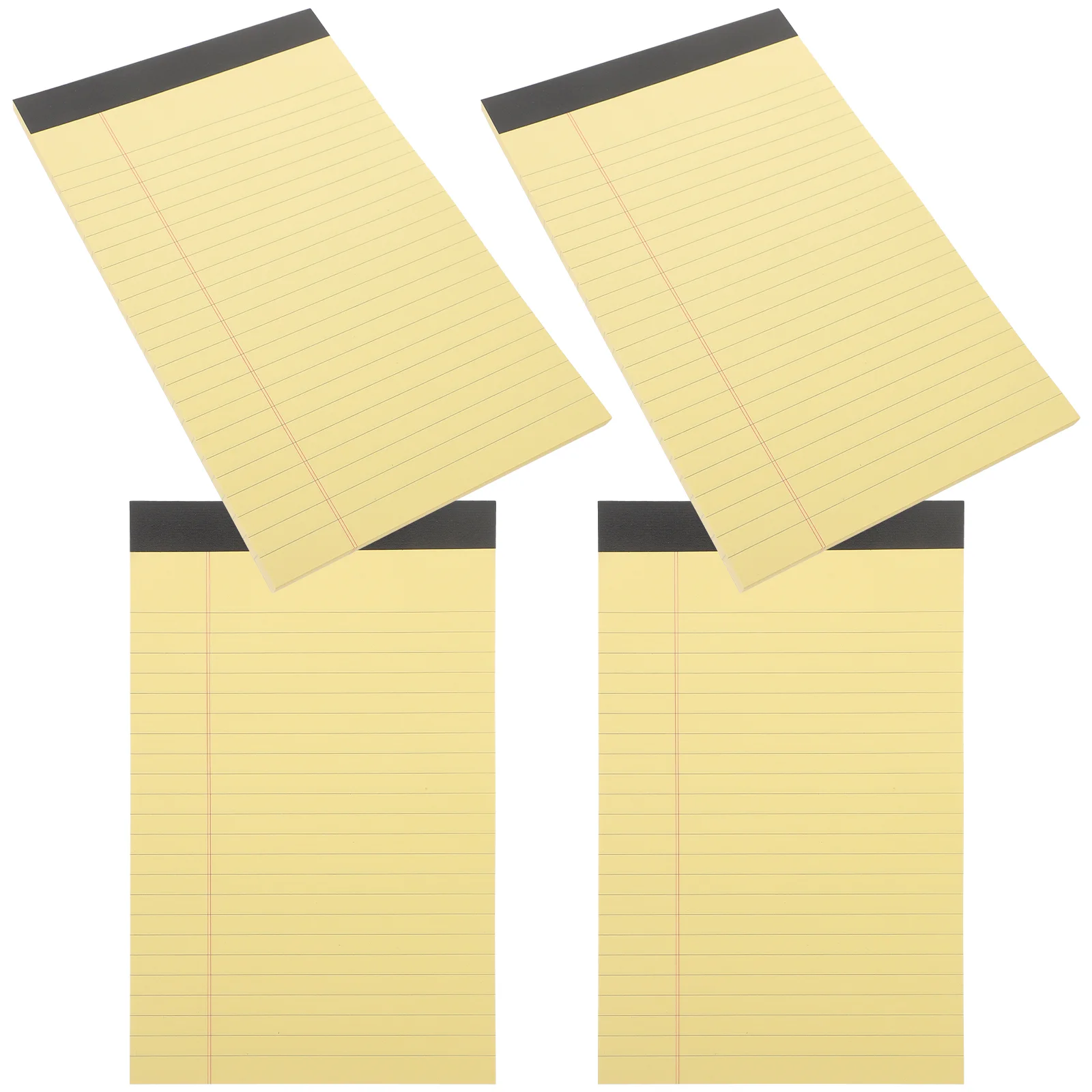4 Books Legal Notepad School Memo Pads To-do List Planner Tear off Tabs Take Paper Tearable Work Schedule