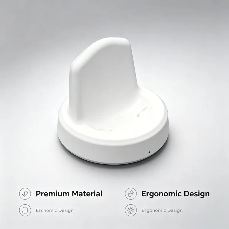 Premium Material Ergonomic Design Wireless Charger Dock For Samsung Galaxy Watch 3-8 Active 1-2 Home Office Bedroom Daily Use