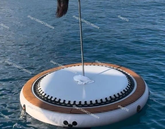 Inflatable Floating Water Platform with Dance Pole