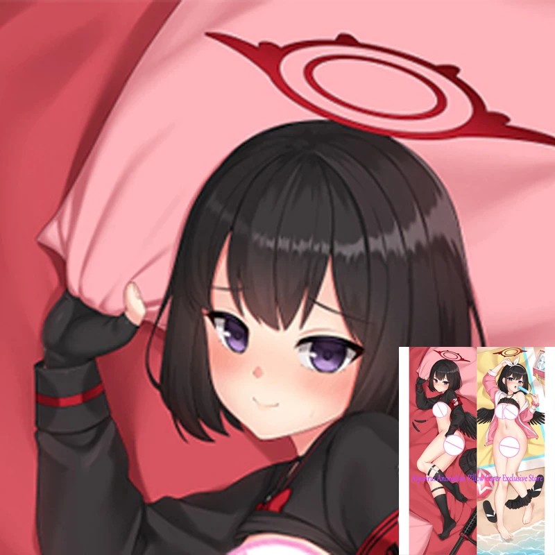 

Anime Pillow Cover Dakimakura Shizuyama Mashiro 2 Side Printed Hugging Body Pillowcase Cushion Cover Bedding Young Girl Tits