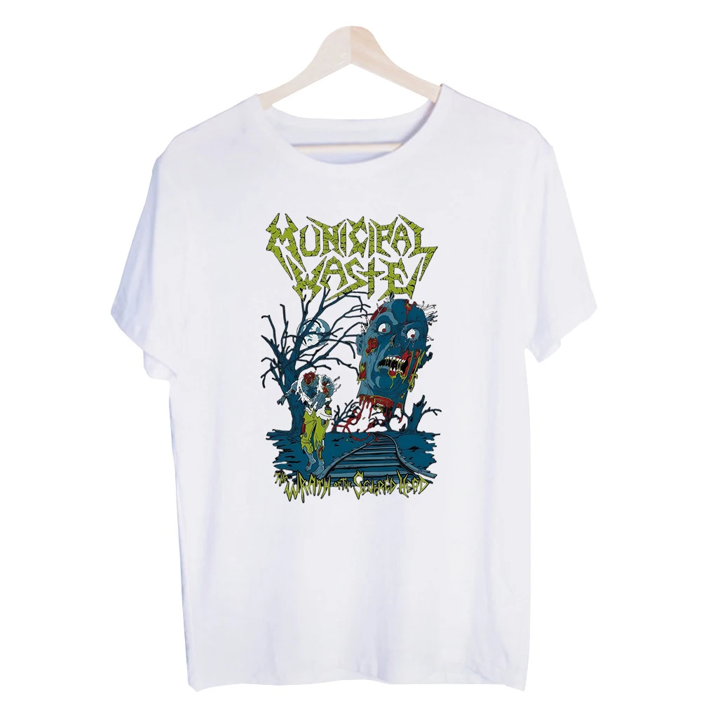 Men's Zombie Graphic Tee, Short Sleeve Crew Neck T-Shirt for Casual Streetwear and Halloween Outfits