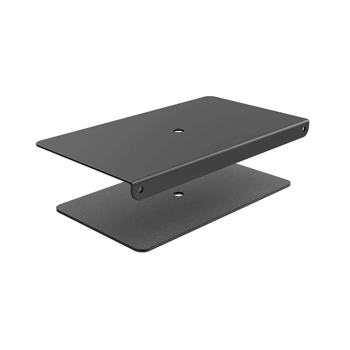 Monitor Mount Reinforcement Plate Steel Bracket Plate for Thin Glass and Other Fragile Tabletop Fits Most Monitor Stand