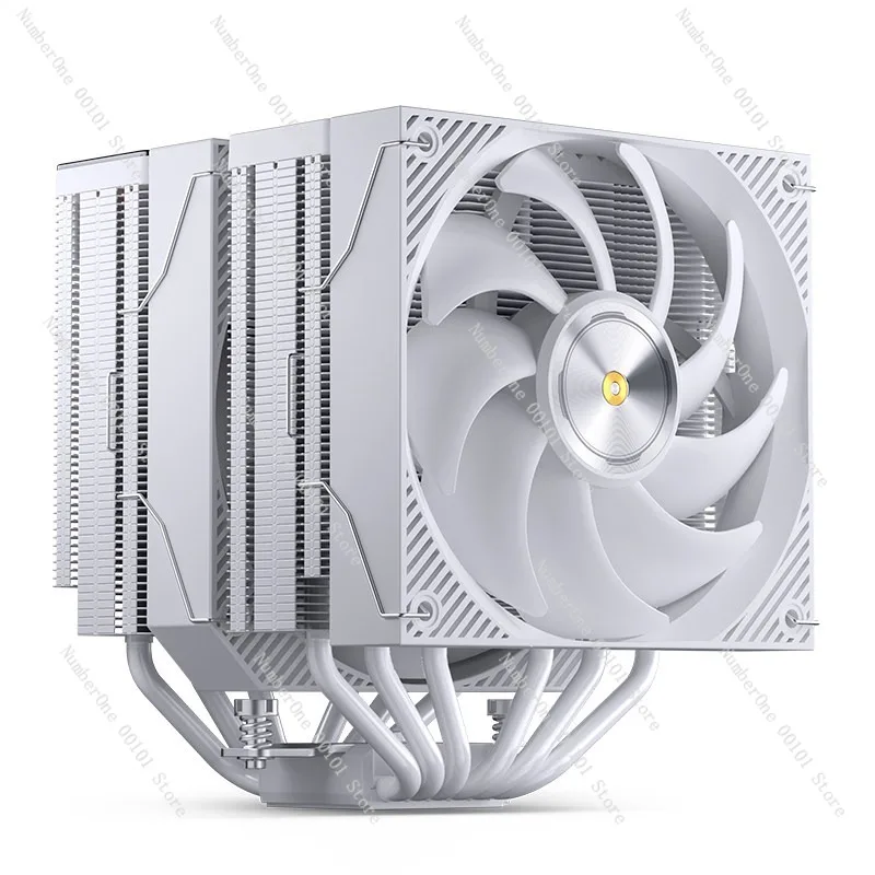 6 Heat Pipe CPU Air Cooler Smart Digital Display Dual Fan Tower Desktop PC Cooling