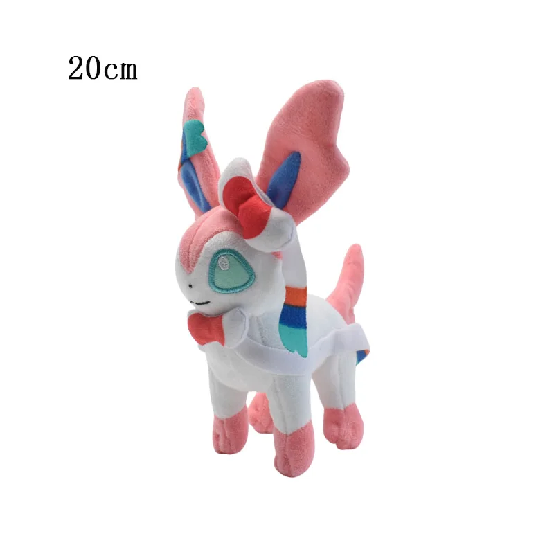 11-20cm Pokemon Eeveelution Plush Stuffed Toys Eevee Umbreon Vaporeon Cartoon Figures Keychain Pendant Dolls Baby Birthday Gifts