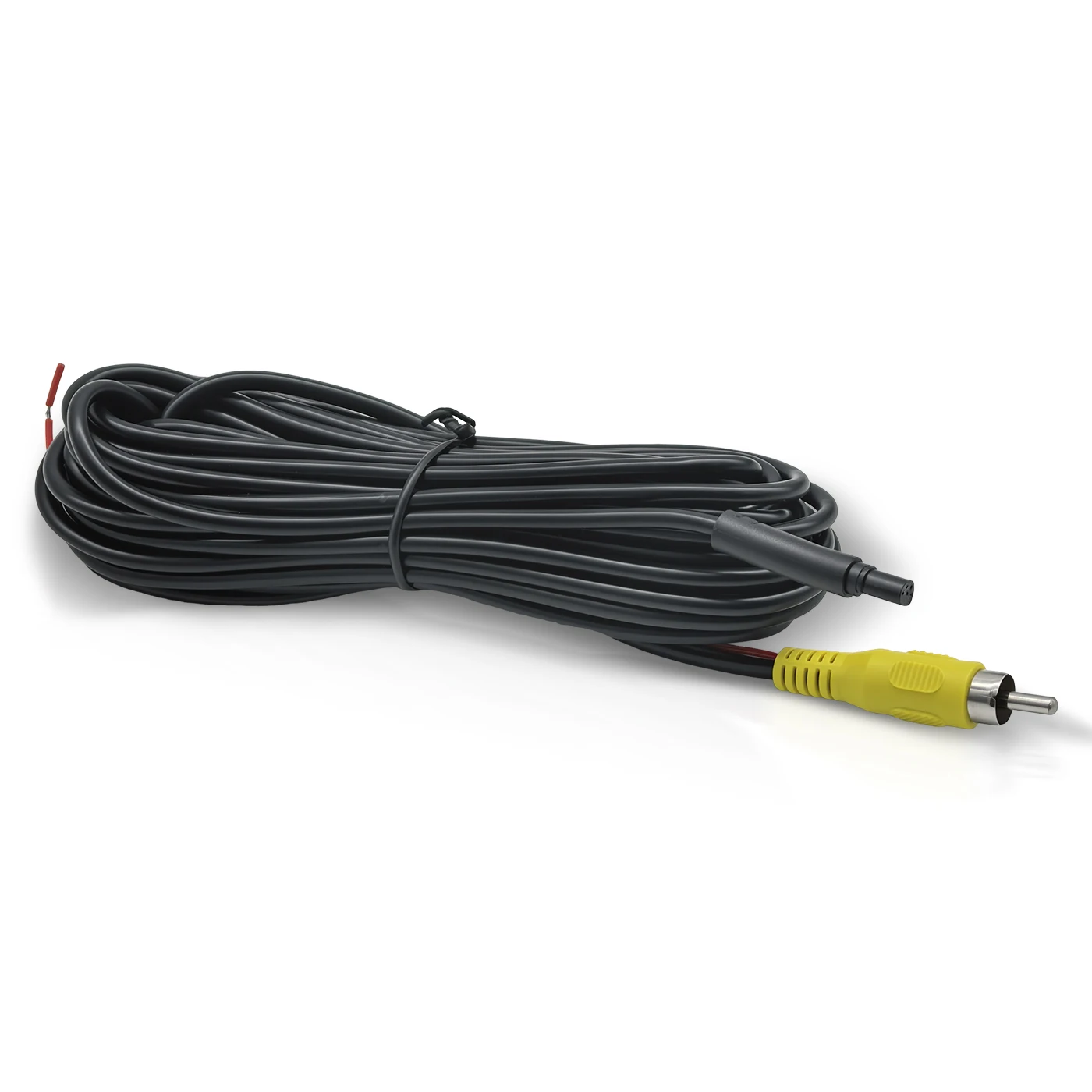6M 5‑Pin AV RCA Video Extension Cable Plug & Play For Car Rear View Flip Emblem Reverse Camera