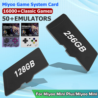 MIYOO Mini Plus 64GB/128GB/256GB Game Memory Card Built-in 16000+ Game 50+Emulators Miyoo Mini TF Card Support PS1/MAME/NDS