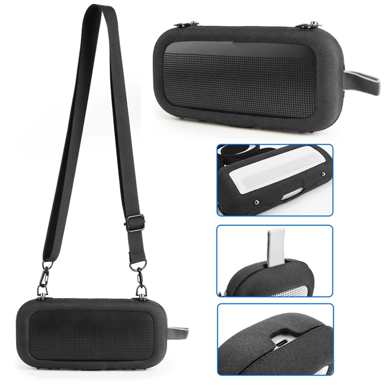Hard EVA Case For Bose Soundlink Flex 1St Gen 2Nd Gen Speaker-Portable Protective Travel Cover With Shoulder Strap