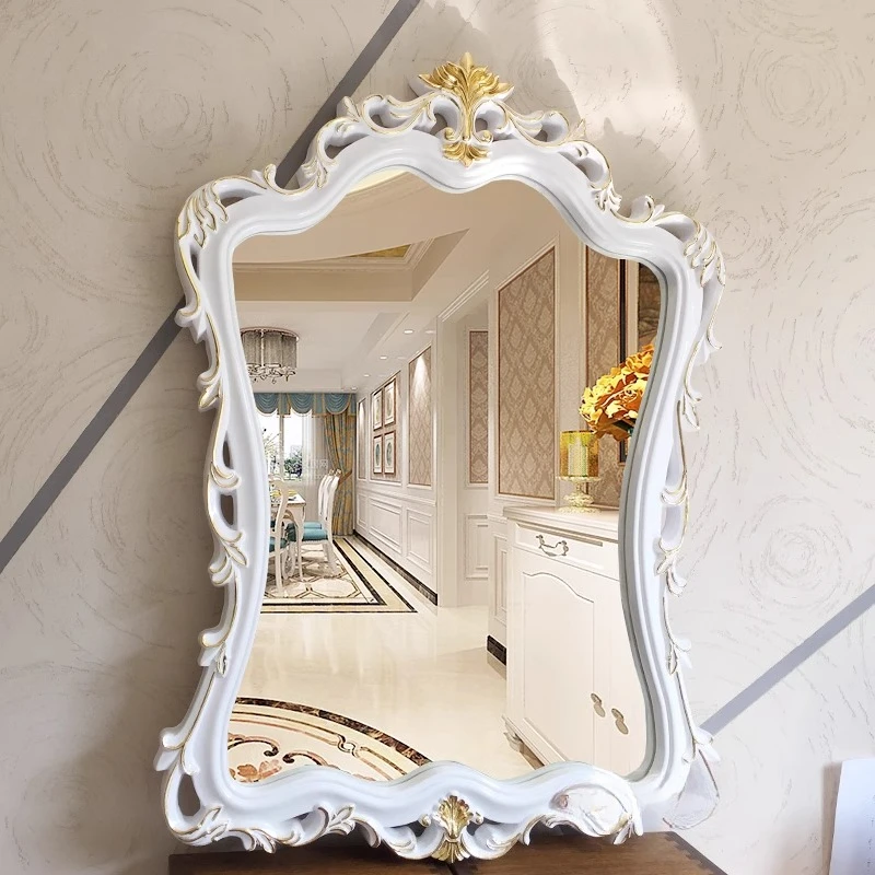 Decoration Nordic Mirror Living Room Vanity Small Girls Irregular Bedroom Mirror Bathroom Luxury Cloud Spiegels Home Products