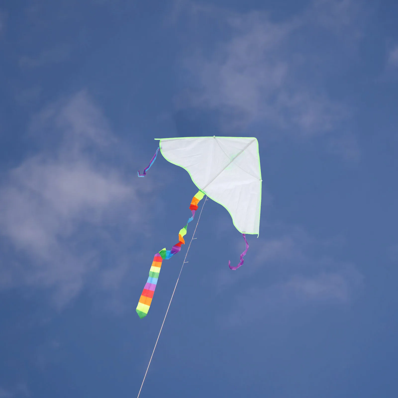 1 pçs acessórios de cauda colorido arco-íris streamers para kite voando jogos ao ar livre crianças adolescentes durável náilon cauda longa decoração tubo