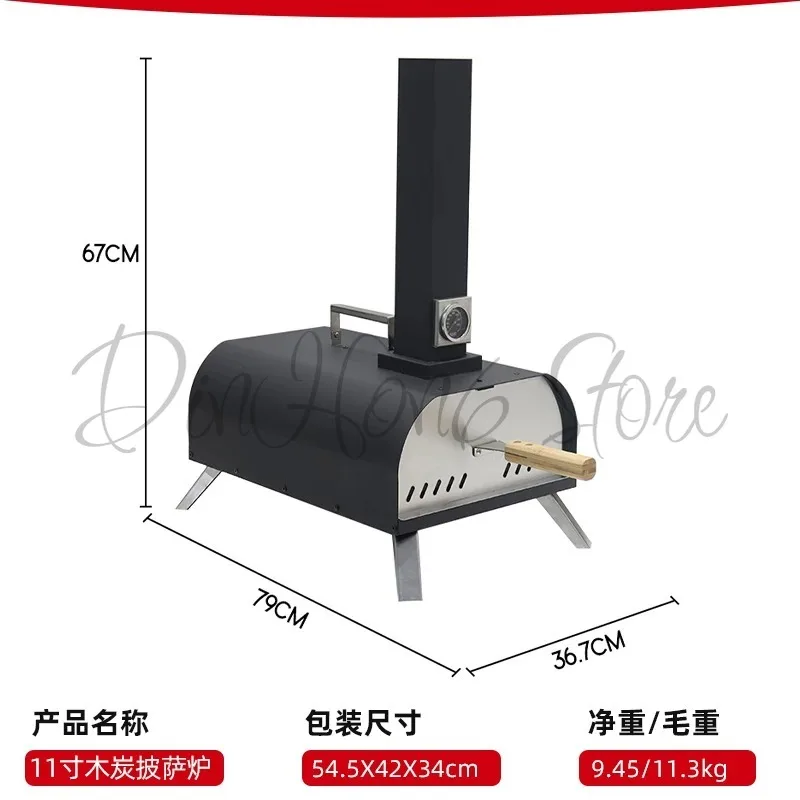 Pizza Oven with Thermometer Folding Portable Pizza Oven Home Commercial Pizza Oven