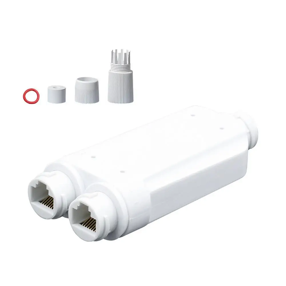 Repetidor poe à prova d'água, 2 portas, ip66, 10/100mbps, 1 a 2, extensor poe com ieee802.3af/at 48v, ambiente externo para câmera switch poe g1o1