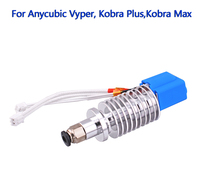 Vyper Kobra Max Plus Volcano Hotend  J-Head Hot-End 0.4mm Nozzle PTFE Tube Silicone Sock for Anycubic Extruder 3D Printer Parts