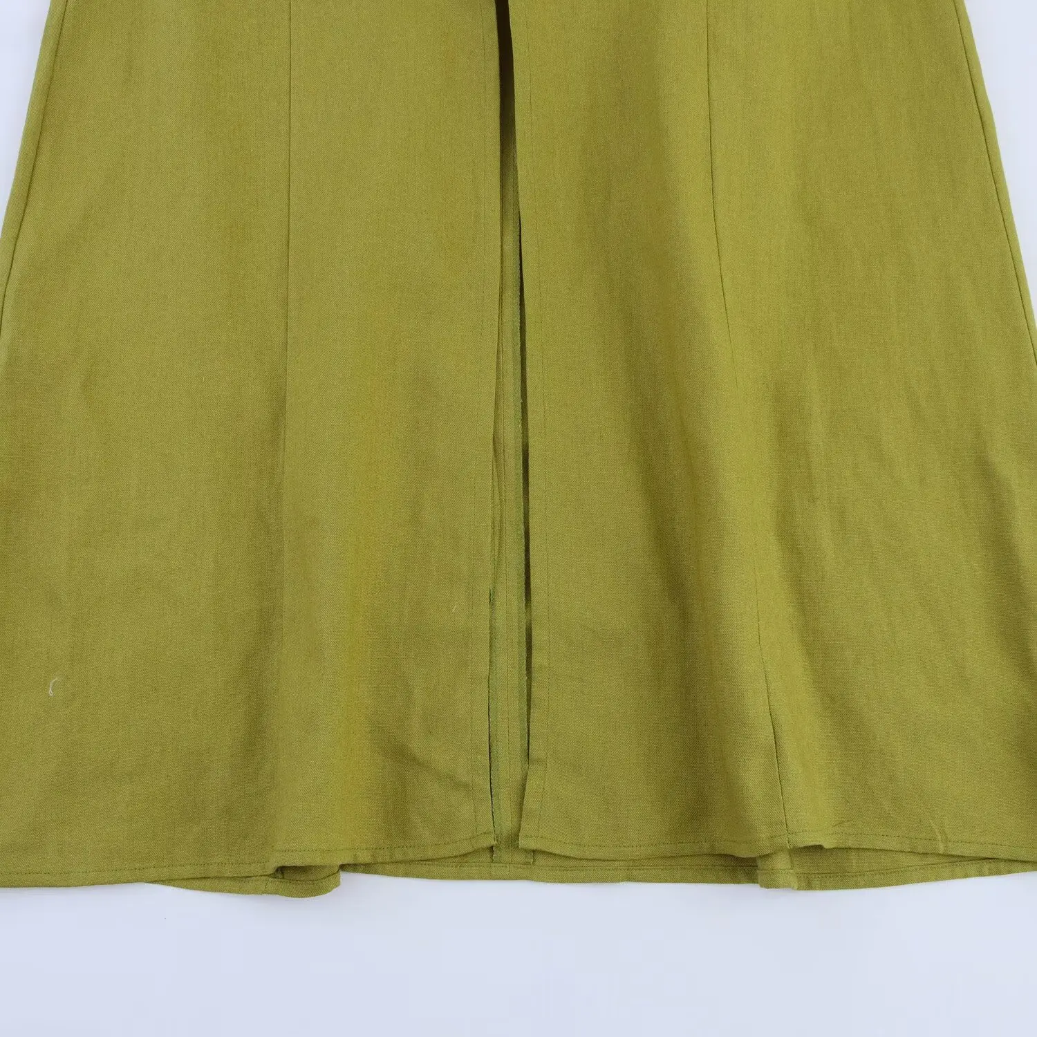 ETJ 2025 summer new  women's fashion sleeveless square collar multi-button decorative temperament simple MIDI dress