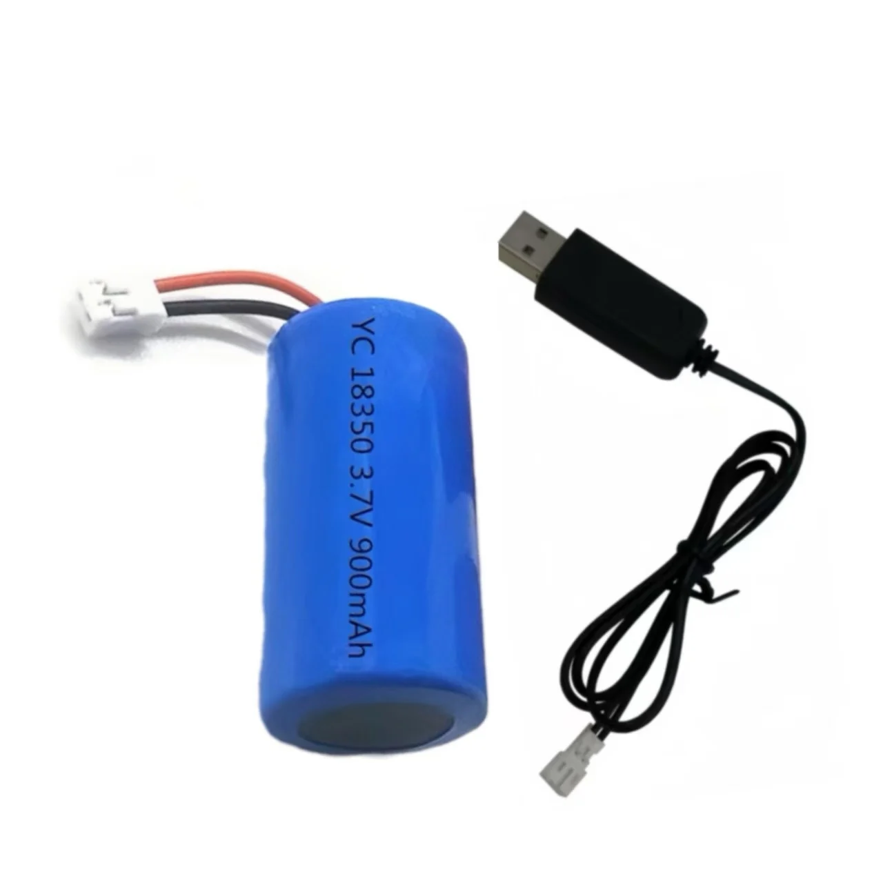 18350 batteries 3.7V 900mAh Rechargeable lithium battery with connector for Flashlight Rechargeable headlamp Camera Vape Juicer