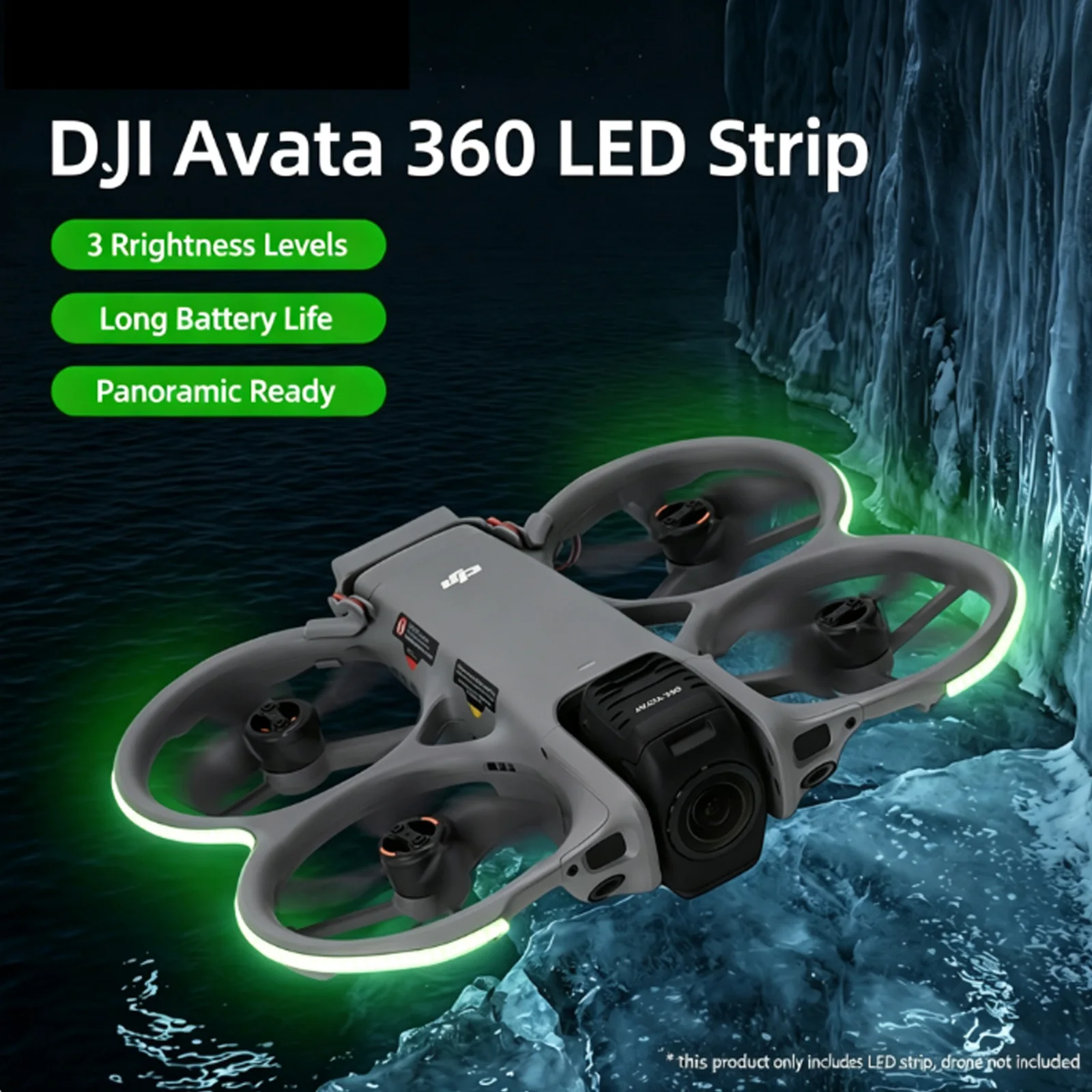 RCSTO Night Flight LED Light Strip for DJI Avata Drone 360 Colorful Neon Lamp Warning Signal Light Expansion Accessories