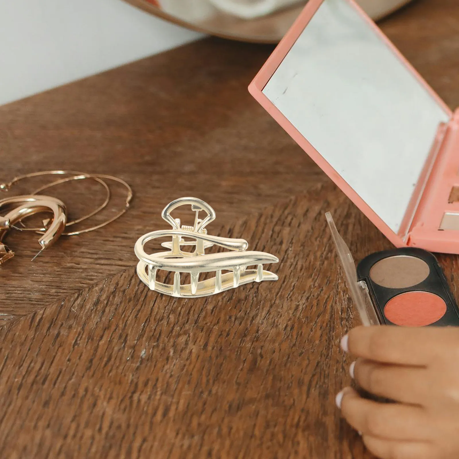 

Заколка-краб для коротких кудрявых волос, французская заколка-барретка, аксессуары для женщин, тонкая заколка-краб, элегантная женская французская заколка-барретка, декоративная