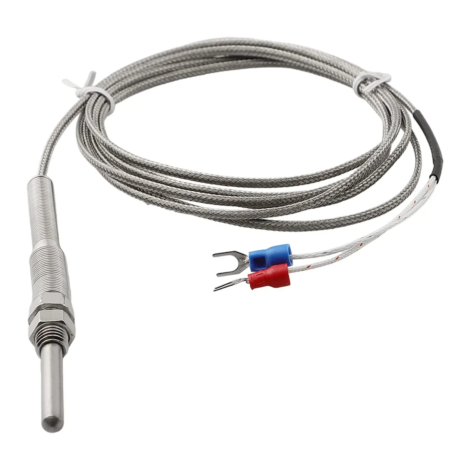 1 قطعة K-نوع التأريض الحراري-مستشعر درجة الحرارة مسبار طول 30 مللي متر مقاوم للماء K نوع التأريض الحرارية الفولاذ المقاوم للصدأ