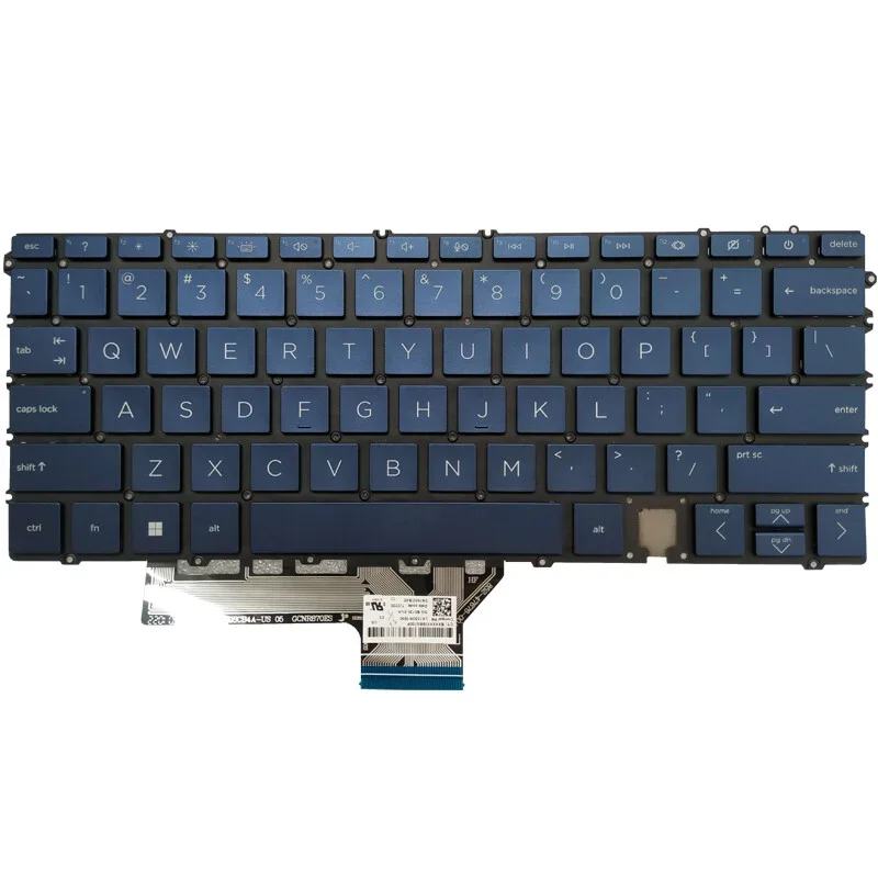 Imagem -06 - Teclado dos Eua para hp Spectre X360 14-ef1047nr 14-ef0068tu 14-ef0013dx Tpn-c155