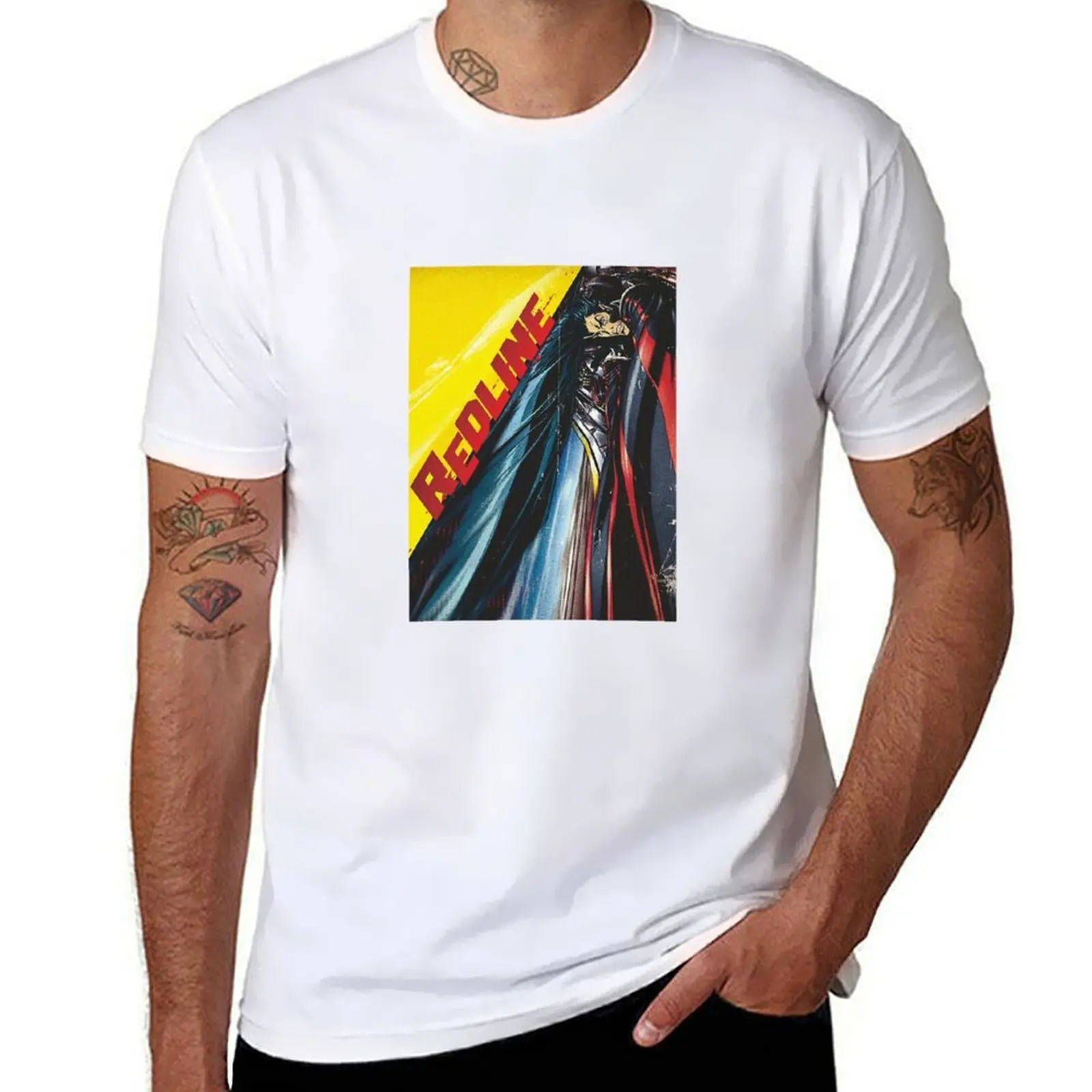 

The Movie 'Redline' Poster T-Shirt t shirts for man cotton soft anime t shirts for man T-Shirt
