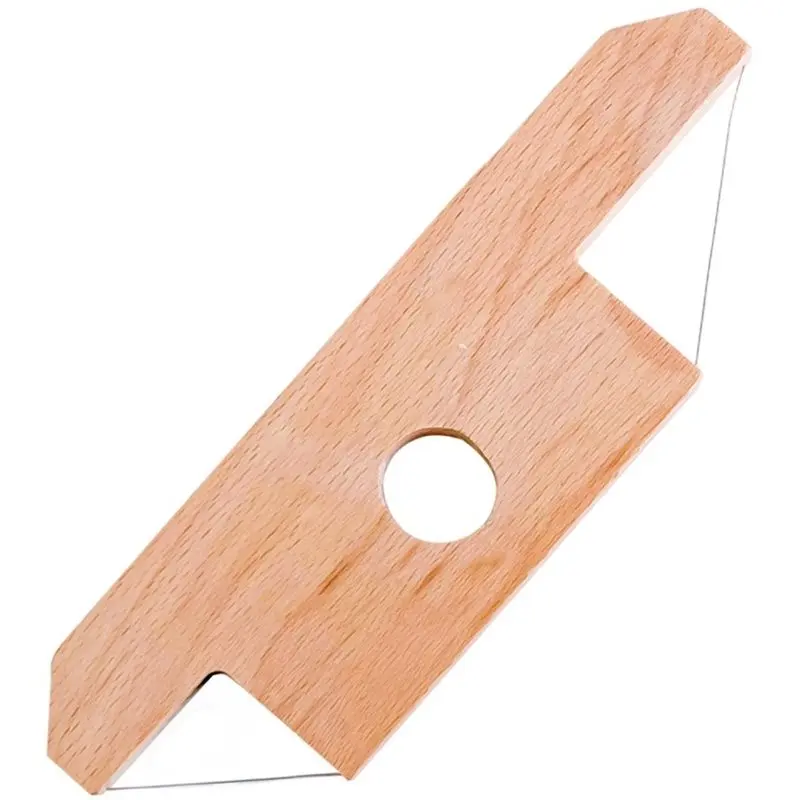 B08B- Forging Tool, Wooden Beveling Cutter Clay 30°, 45°, And 60° Angles For Pottery Trimming
