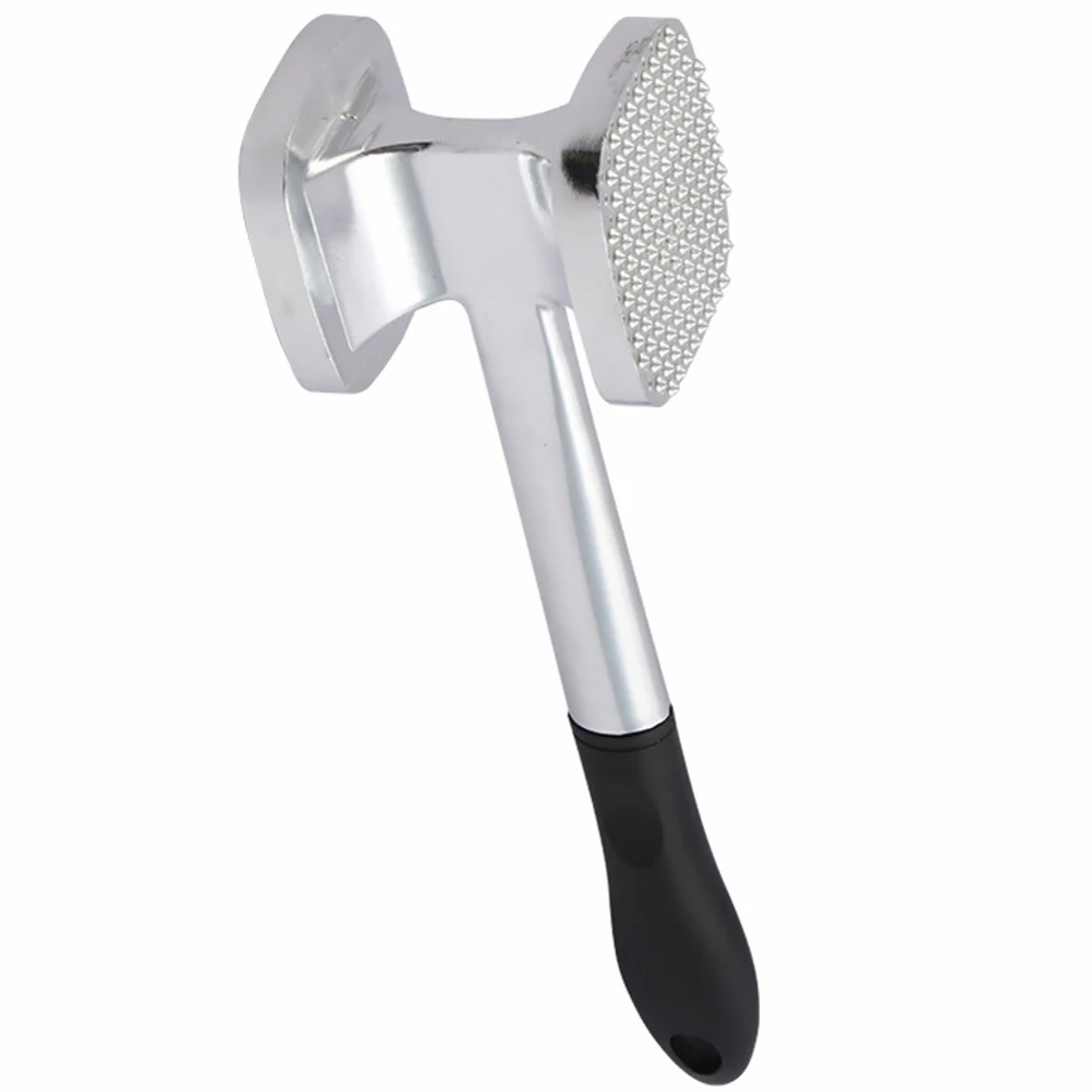 

Aluminum Alloy Meat Tenderizer Dual Sided Hammer Pounder Tool for Home Kitchen Restaurant Hotel Long H Easy Clean Storage