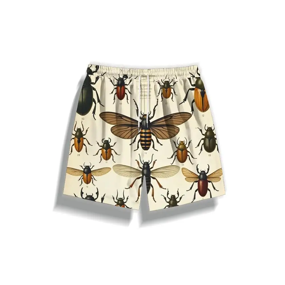 

1pcs Men's Short swim trunks2026 Summer 3D Printed Short sleeve running Breathable Polyester Quick drying sport