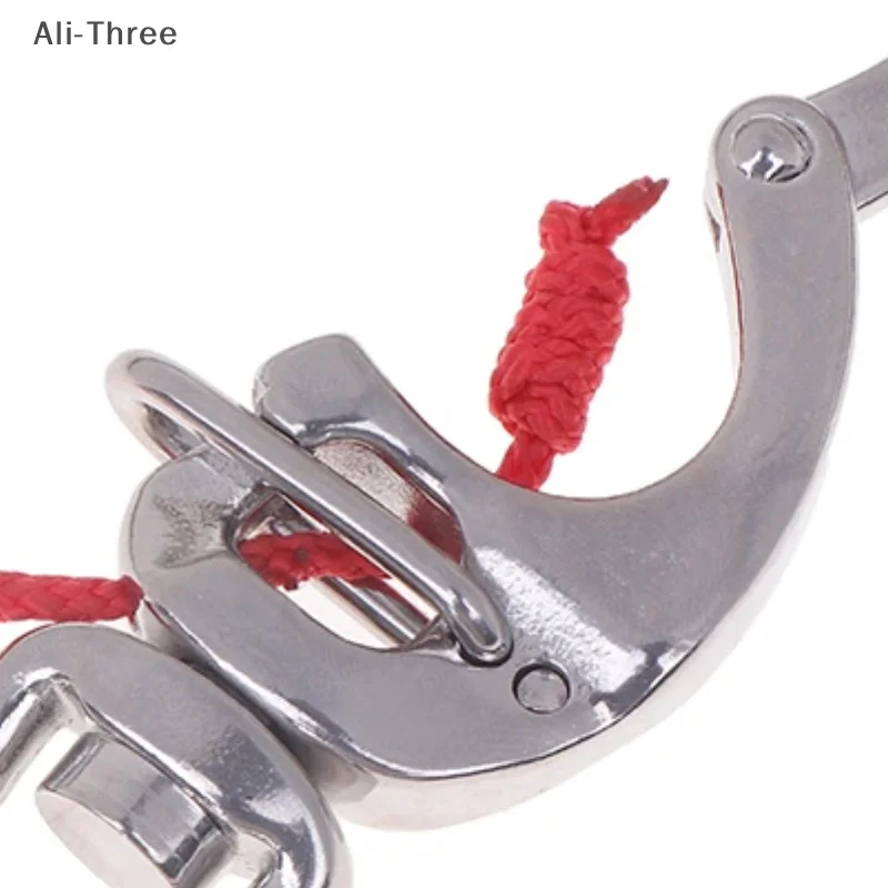 Szekla ze stali nierdzewnej 316 z szybkozłączką, szekla z małym obrotowym oczkiem, hak z szybkim zapięciem do jachtu, ciężarówki, samochodu, mieszkania.