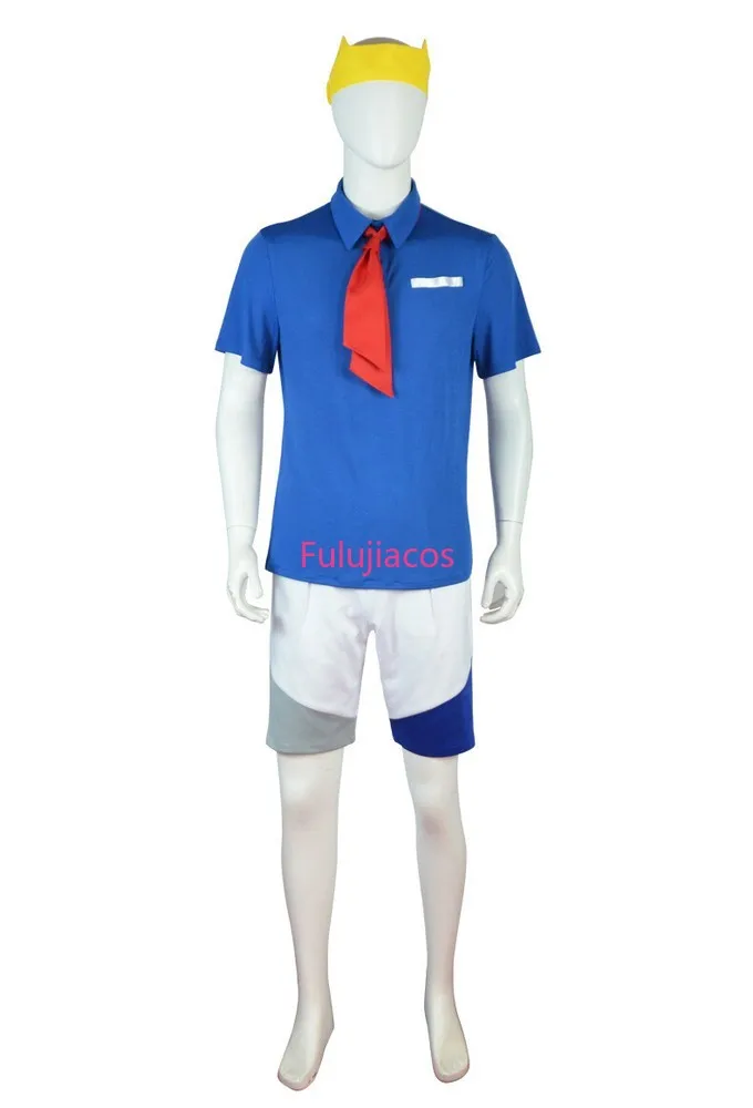 

Kieran Cosplay Carmine Jumpsuit Costume Tops Shorts Outfit