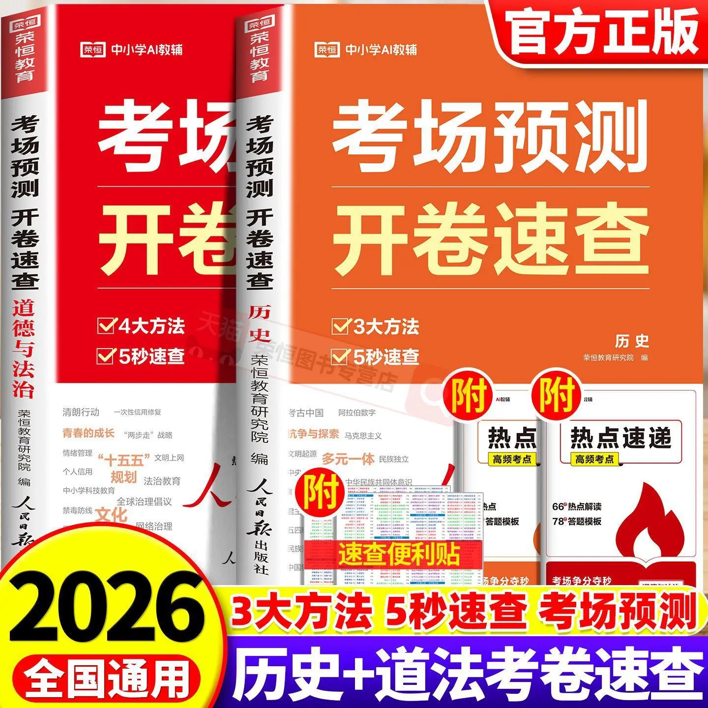 Open-Book Quick Reference & Exam Prediction | People's Daily Legal History All-in-One Guide | Grade 9 Junior High