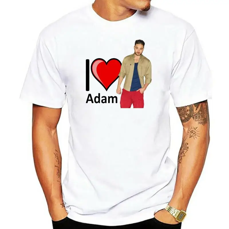 T656 I Love Heart Adam Thomas Emmerdale Im a Celebrity TEE shirt tee t-shirt