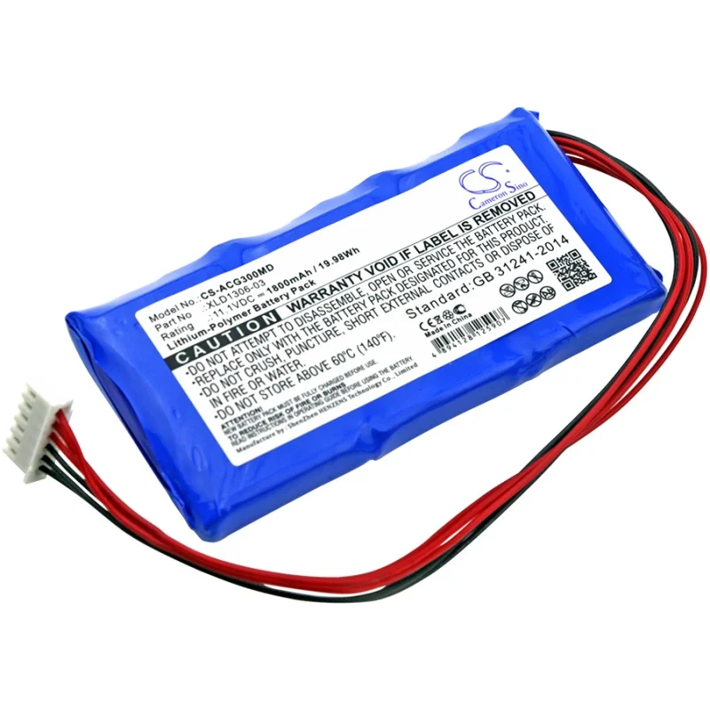 

Cameron Sino 1800mAh Battery XLD1306-03 for Aricon ECG-3D