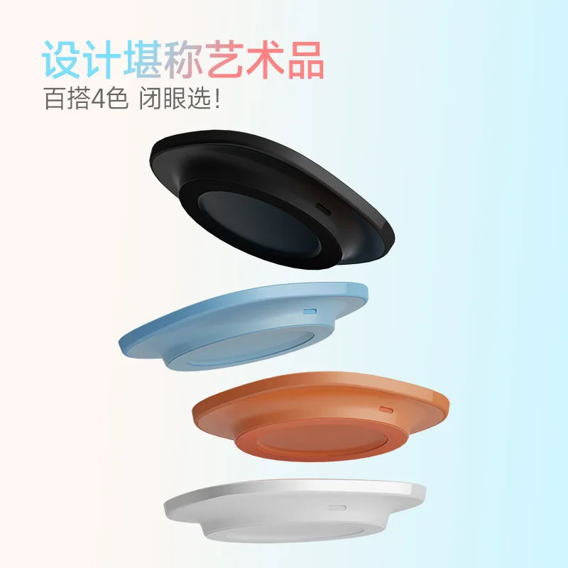 Foldable LED desk lamp with wireless charger, phone stand, ambiance night light, and TWS magnetic Bluetooth speaker.