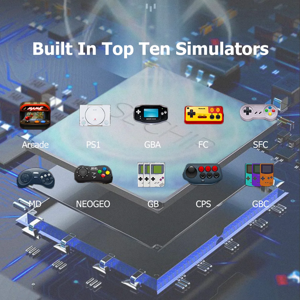 X12 PLUS-وحدة تحكم ألعاب محمولة باليد ، شاشة HD بوصة ، ألعاب عتيقة ، مشغل فيديو محمول ، ألعاب كلاسيكية قديمة مدمجة ، مخرج AV