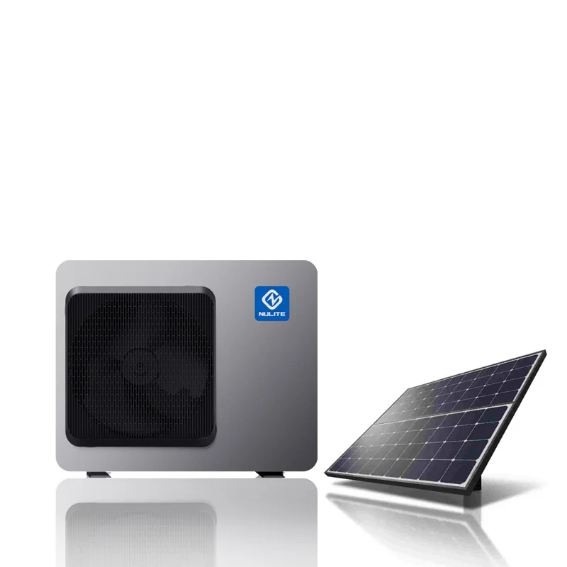 Nulite Solar PV 10KW WiFi Air Source AC R290 Single Block Dc Inverter Air to Water Heat Pump Heating Cooling Heating - view 2