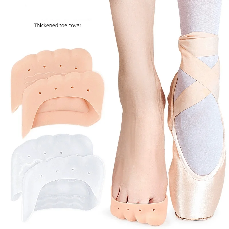 

1/2Pairs Silicone Toe protection Forefoot Pads Insoles Comfortable Shoe Pad Pain Relief Silicone Non-slip Shoe Insole for Women