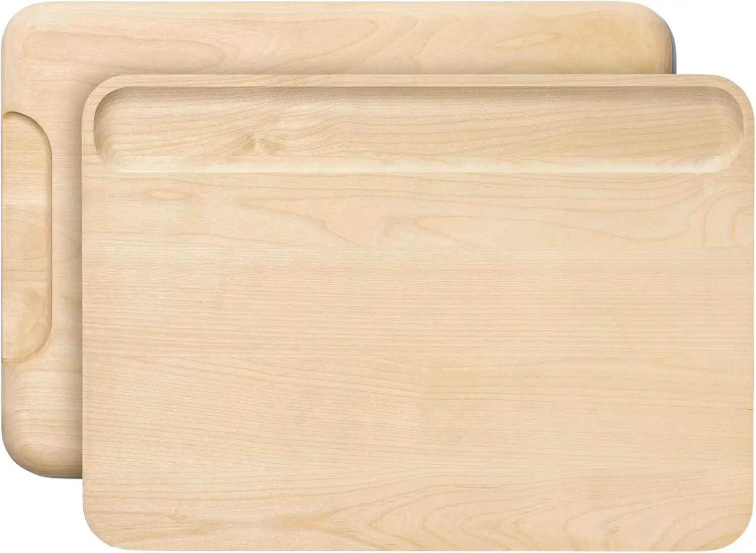 

Cutting Board - Large (17 x 12”) - Double Sided Wood Cutting Board - Made From FSC-Certified Birch Wood