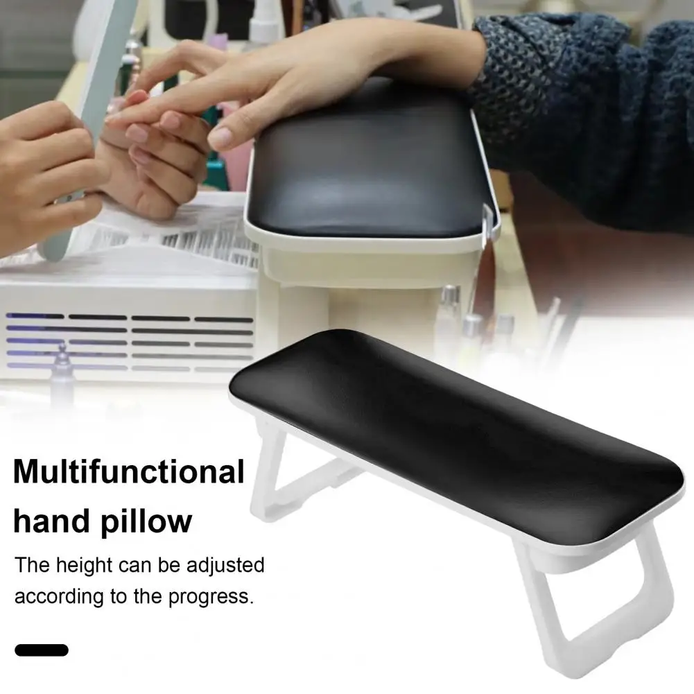 Soft Comfortable Hand Pillow Manicure Hand Pillow Portable Foldable Nail Arm Adjustable Height Hand for Manicure for Salon